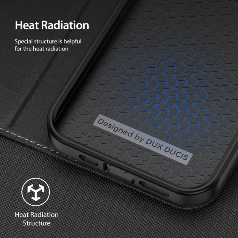 Capa De Celular Para iPhone 14 Plus Flip Porta Cartão Duplo Dux Ducis