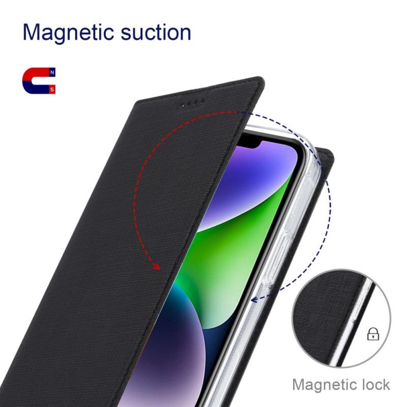 Capa De Celular Para iPhone 14 Plus Flip Vili Dmx Texturizado