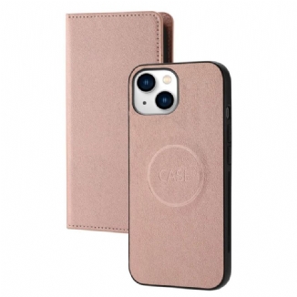 Capa Capa De Couro Para iPhone 14 Plus Destacável Magnético