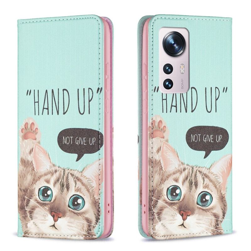 Capa De Celular Para Xiaomi 12 / 12X Flip Hand-up