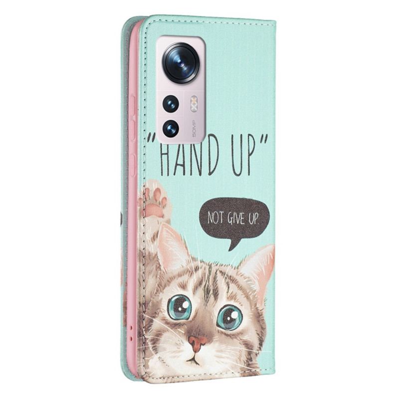 Capa De Celular Para Xiaomi 12 / 12X Flip Hand-up