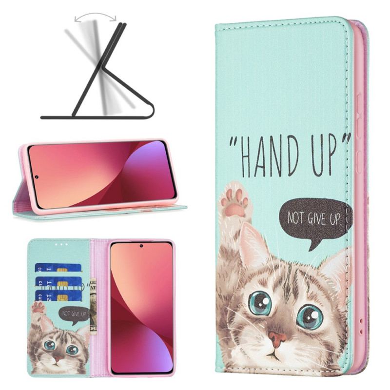 Capa De Celular Para Xiaomi 12 / 12X Flip Hand-up