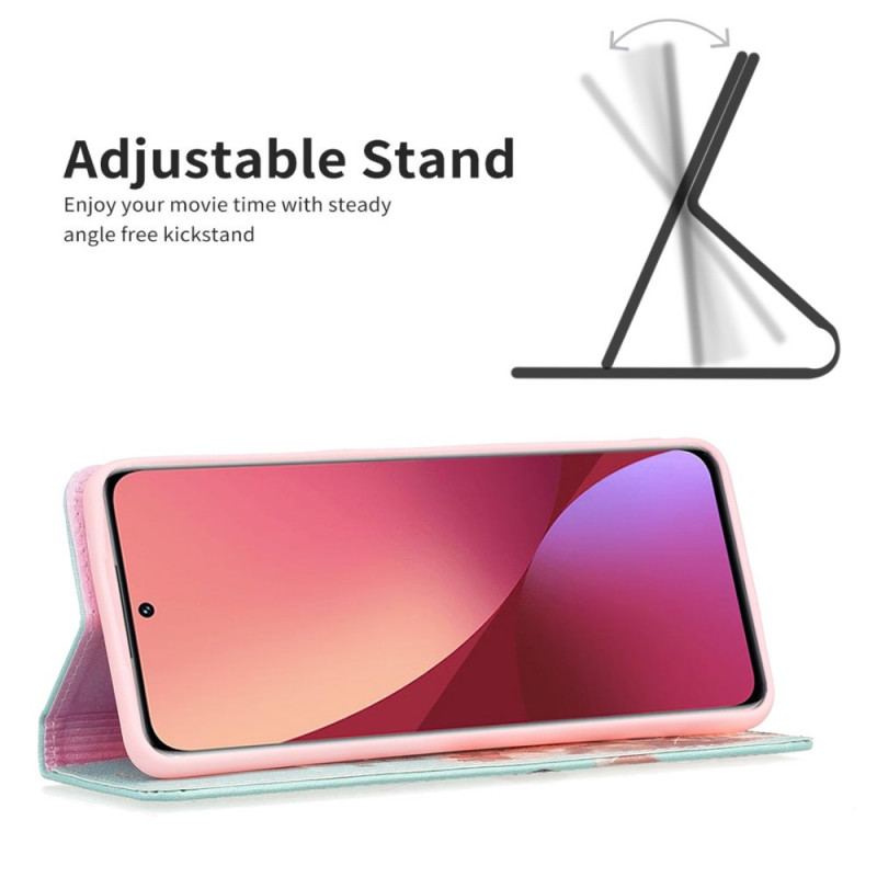 Capa De Celular Para Xiaomi 12 / 12X Flip Hand-up