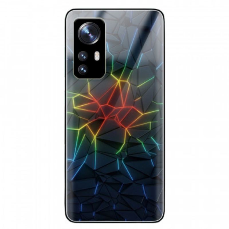 Capa De Celular Para Xiaomi 12 / 12X Geometria Vidro Temperado