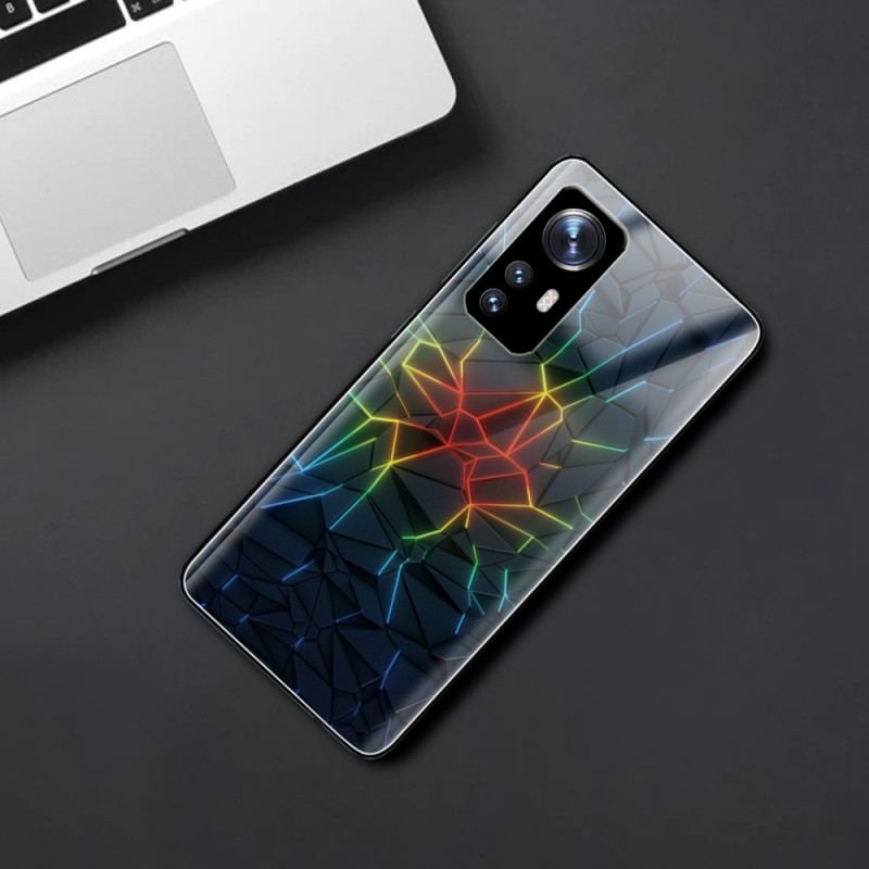 Capa De Celular Para Xiaomi 12 / 12X Geometria Vidro Temperado