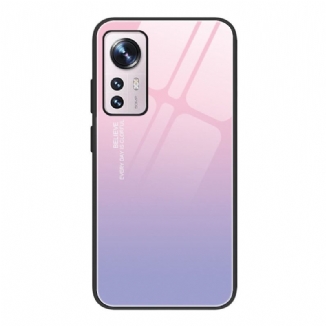 Capa De Celular Para Xiaomi 12 / 12X Vidro Temperado Gradiente