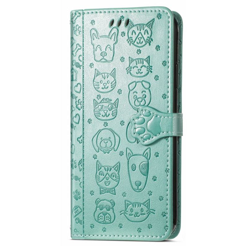 Capa Flip Para Xiaomi 12 / 12X Animais Animados