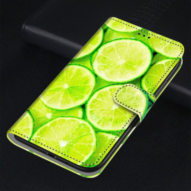 Capa Flip Para Xiaomi 12 / 12X De Cordão Limão