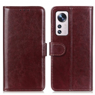 Capa Flip Para Xiaomi 12 / 12X Frozen Finesse