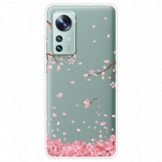 Capa Para Xiaomi 12 / 12X Chuva De Flores