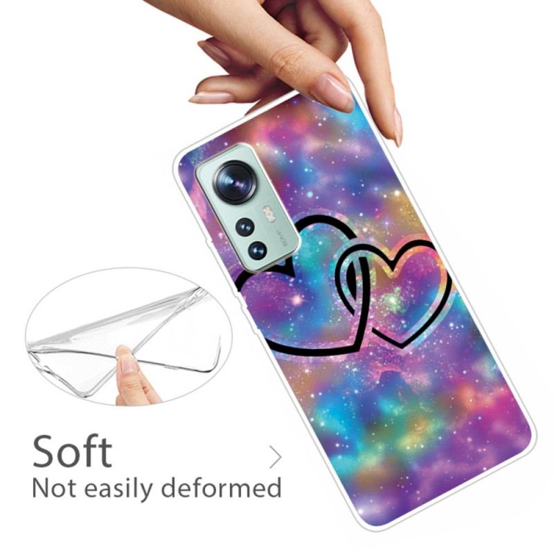 Capa Para Xiaomi 12 / 12X Corações Acorrentados