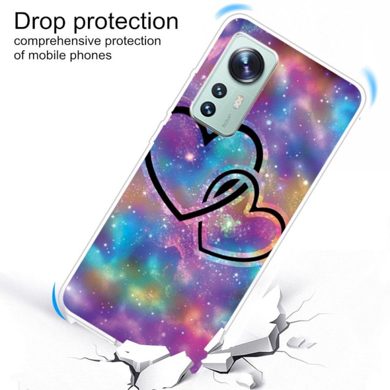 Capa Para Xiaomi 12 / 12X Corações Acorrentados