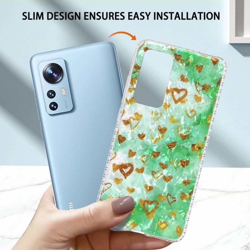 Capa Para Xiaomi 12 / 12X Corações Estilosos