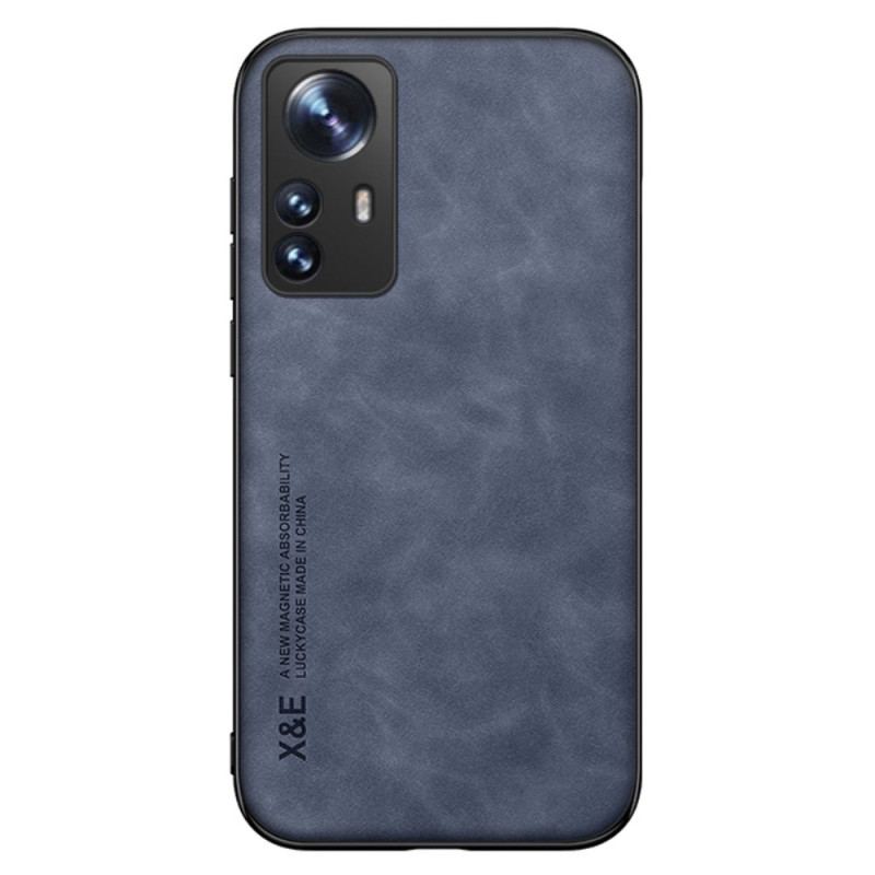 Capa Para Xiaomi 12 / 12X Couro Efeito Couro X&e