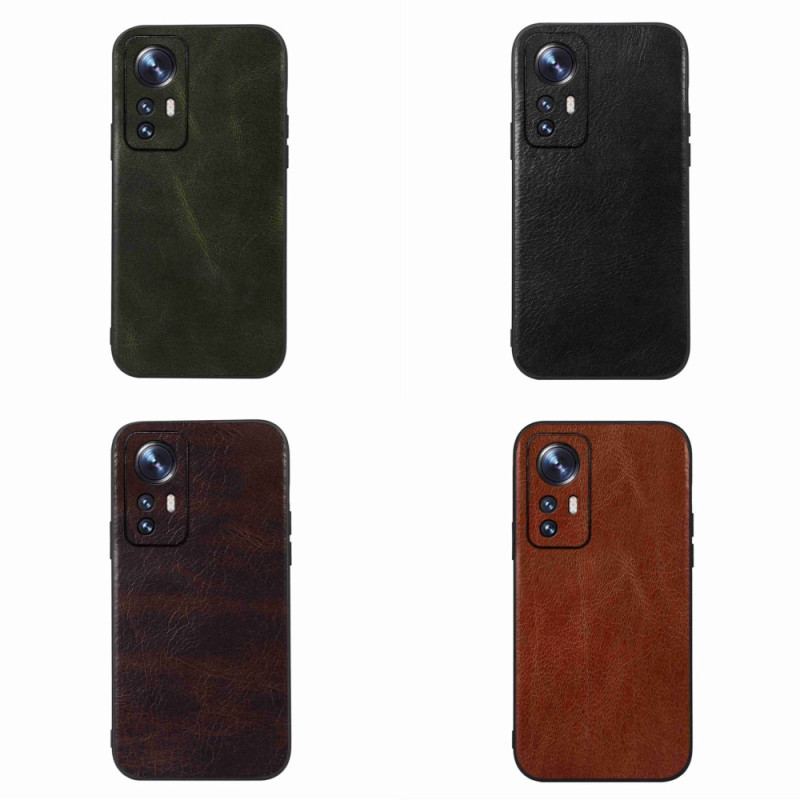 Capa Para Xiaomi 12 / 12X Couro Genuíno