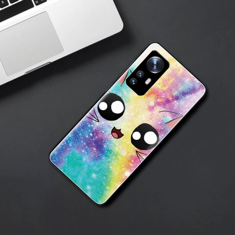 Capa Para Xiaomi 12 / 12X Gato De Vidro Temperado