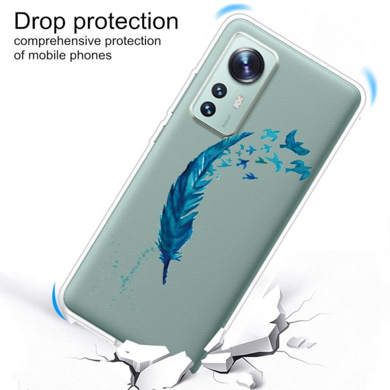 Capa Para Xiaomi 12 / 12X Linda Pena Azul