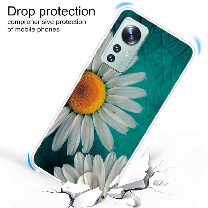 Capa Para Xiaomi 12 / 12X Margarida De Silicone