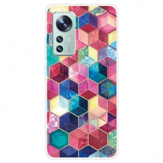 Capa Para Xiaomi 12 / 12X Pintura De Silicone