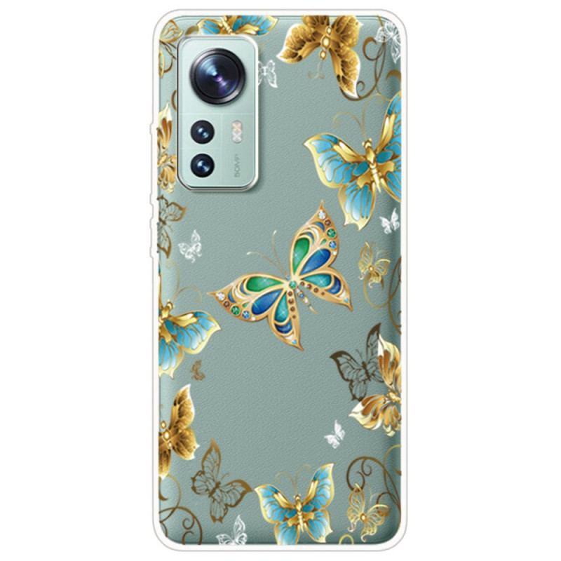 Capa Para Xiaomi 12 / 12X Vôo De Borboletas