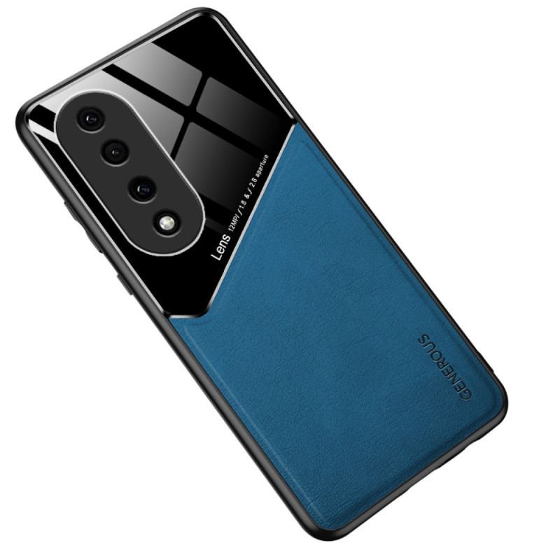 Capa Para Honor 90 Pro Efeito Couro Magnético