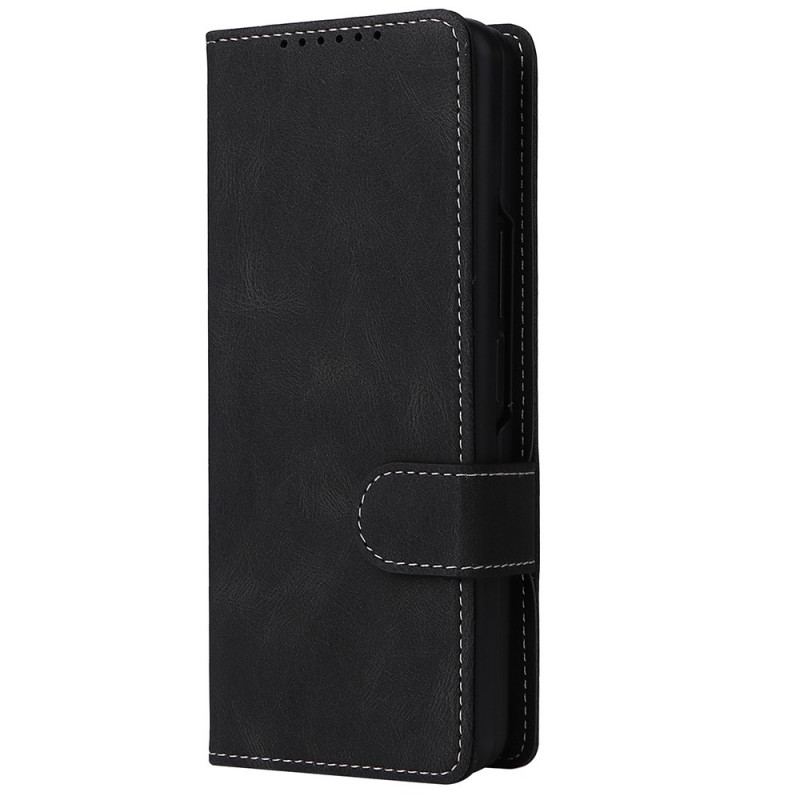 Capa Capa Flip Para Samsung Galaxy Z Fold 3 5G Vintage Destacável