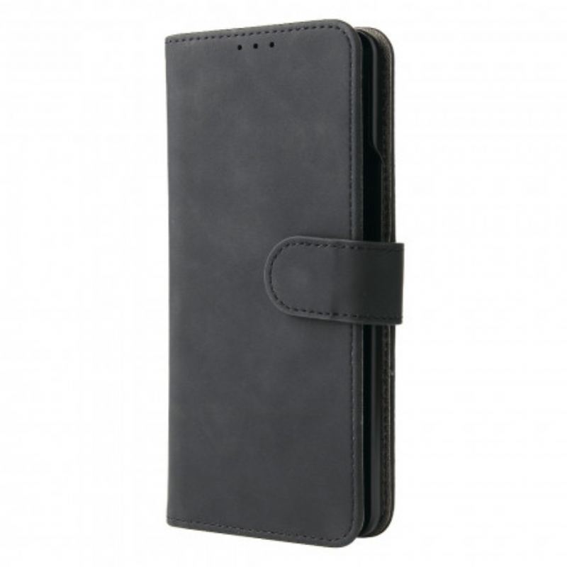 Capa Folio Para Samsung Galaxy Z Fold 3 5G Toque De Pele