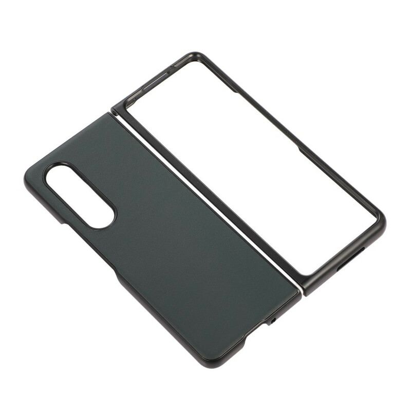 Capa Para Samsung Galaxy Z Fold 3 5G Design De Couro Genuíno