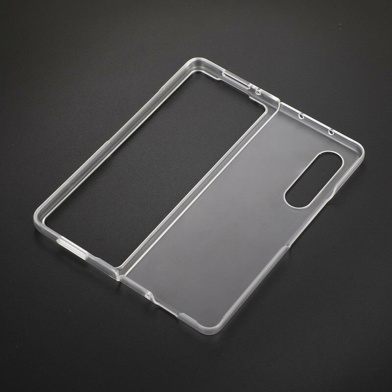 Capa Para Samsung Galaxy Z Fold 3 5G Plástico Transparente Fosco