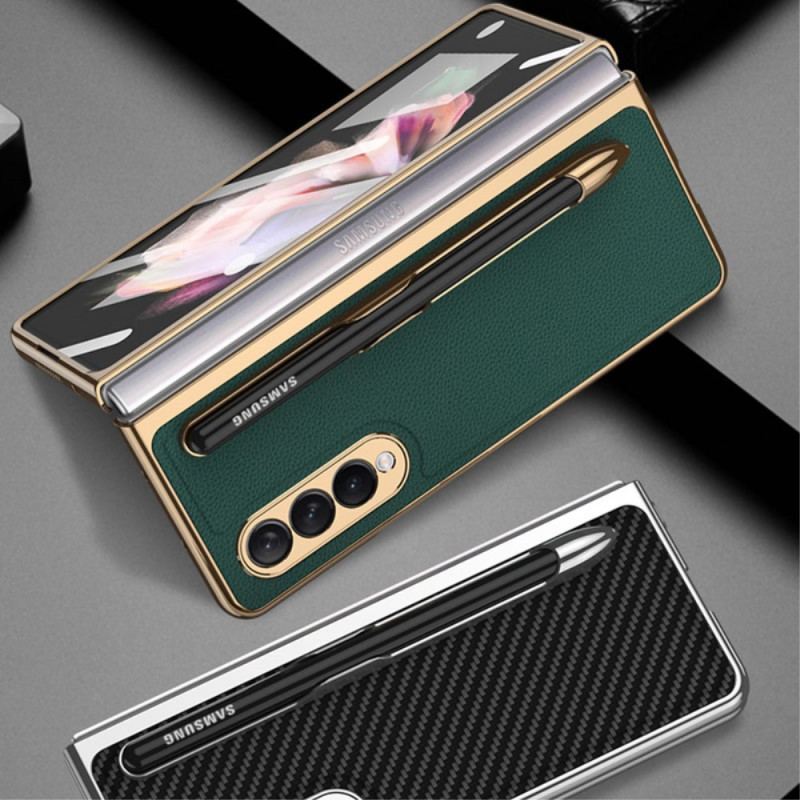 Capa Para Samsung Galaxy Z Fold 3 5G Capa Proteção Protetor De Tela Gkk E Suporte Para Caneta