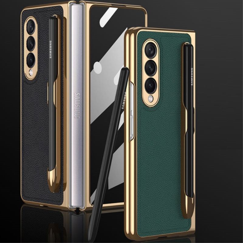 Capa Para Samsung Galaxy Z Fold 3 5G Capa Proteção Protetor De Tela Gkk E Suporte Para Caneta