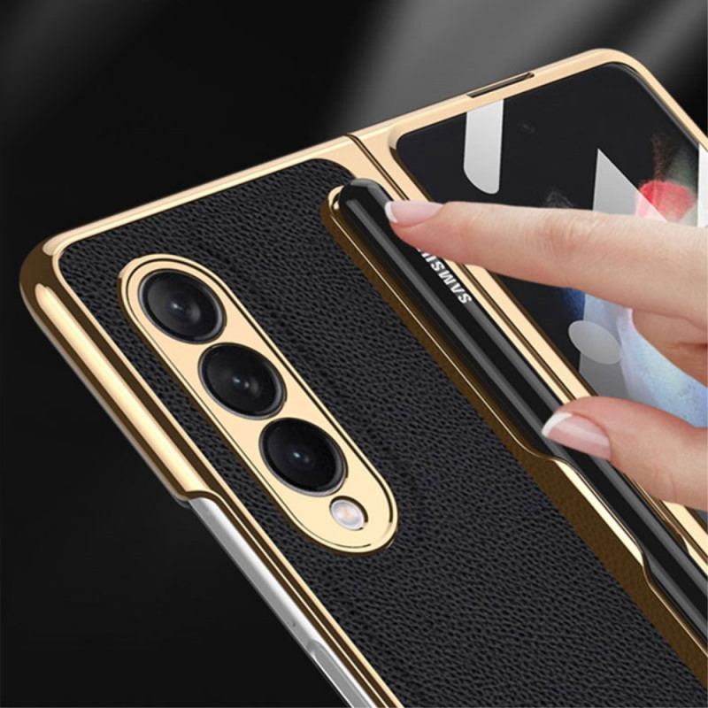 Capa Para Samsung Galaxy Z Fold 3 5G Capa Proteção Protetor De Tela Gkk E Suporte Para Caneta