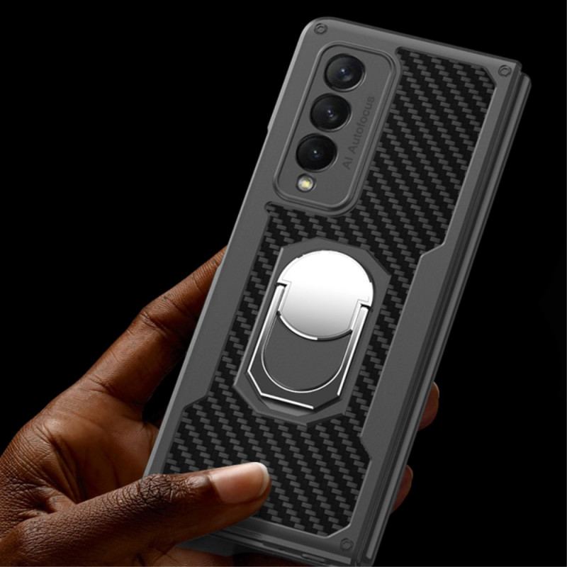 Capa Para Samsung Galaxy Z Fold 3 5G Suporte De Anel De Camuflagem Gkk