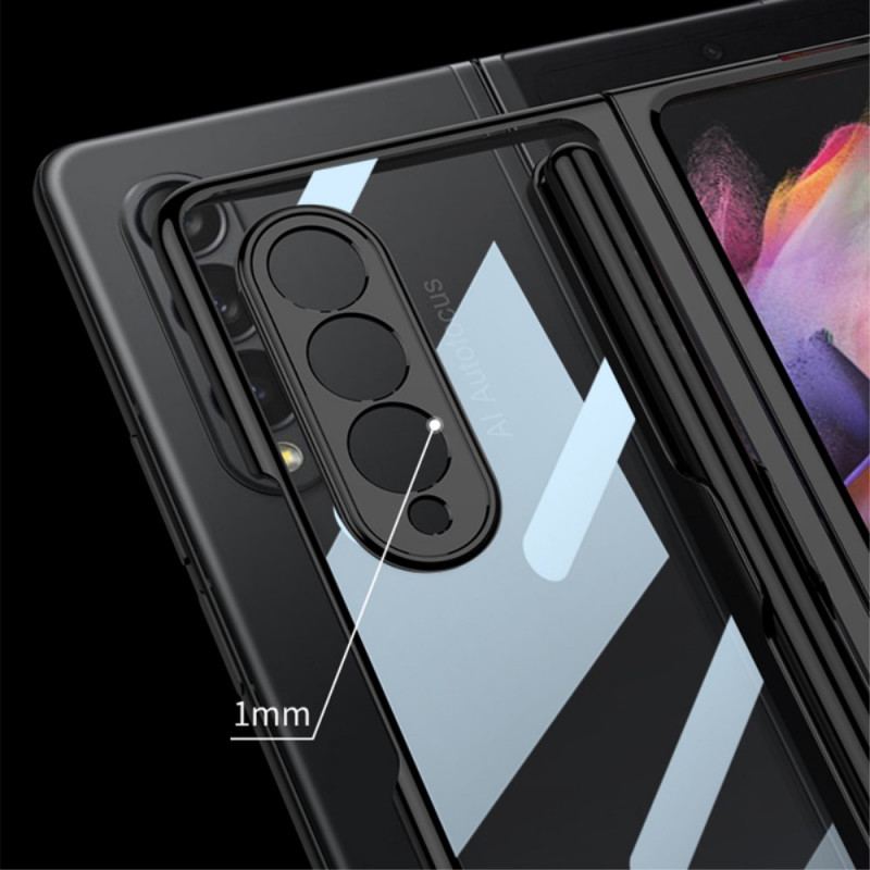 Capa Para Samsung Galaxy Z Fold 3 5G Transparente Com Gkk Stylus Holder