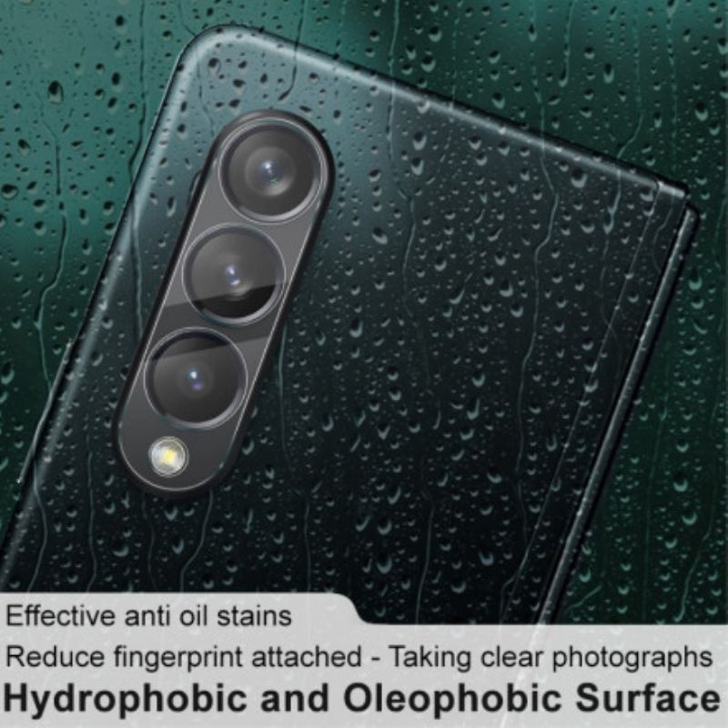 Lente Protetora De Vidro Temperado Para Samsung Galaxy Z Fold 3 5G Imak