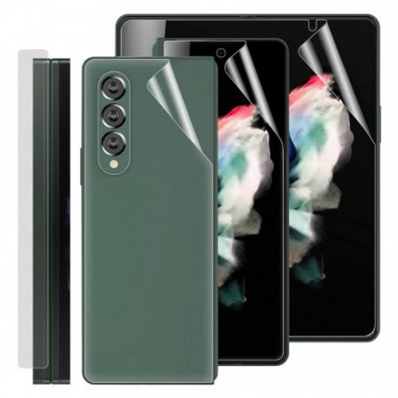 Película De Proteção De Tela E Traseira Para Samsung Galaxy Z Fold 3 5G