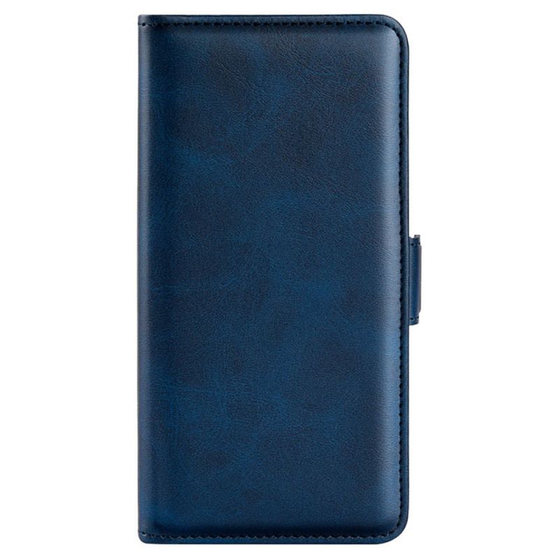 Capa De Couro Para Honor Magic 4 Lite 5G Fecho Duplo