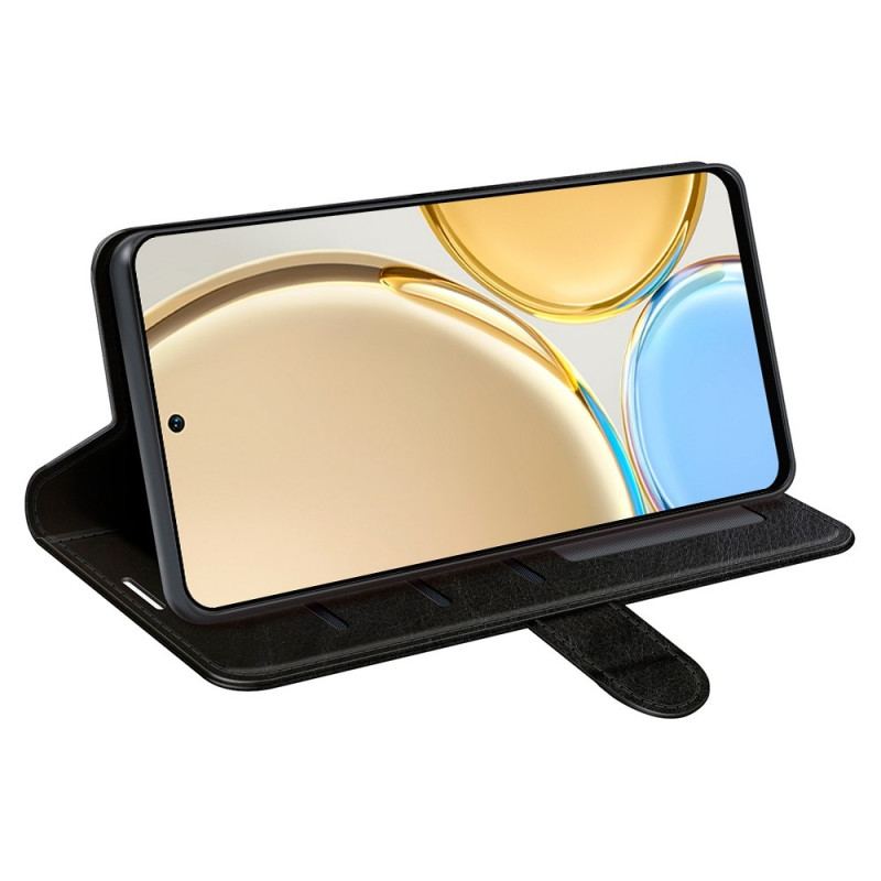Capa De Couro Para Honor Magic 4 Lite 5G Couro Sintético Retrô