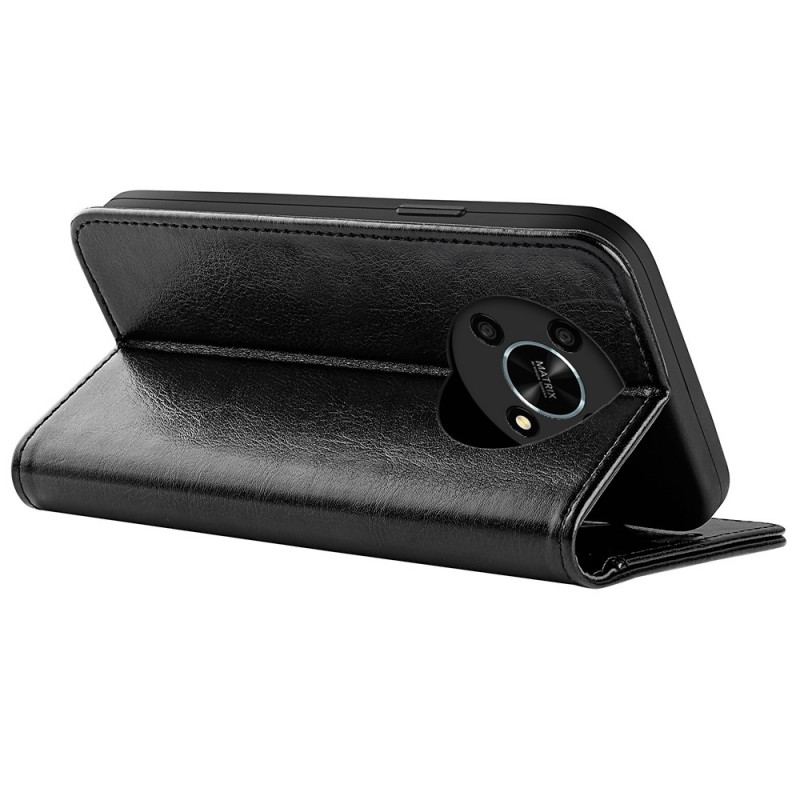Capa De Couro Para Honor Magic 4 Lite 5G Couro Sintético Retrô