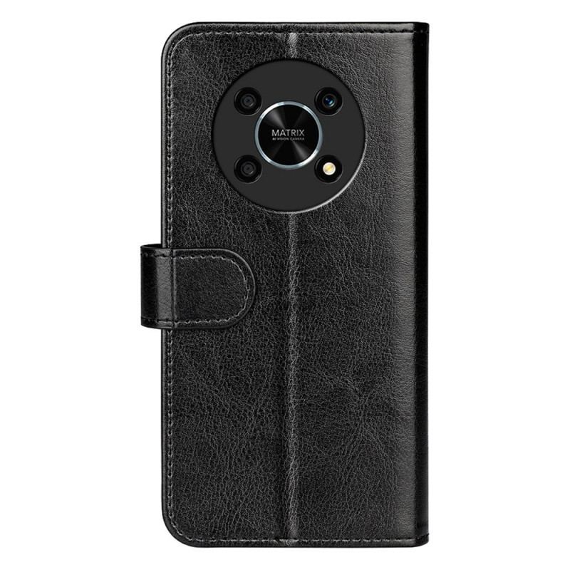 Capa De Couro Para Honor Magic 4 Lite 5G Couro Sintético Retrô