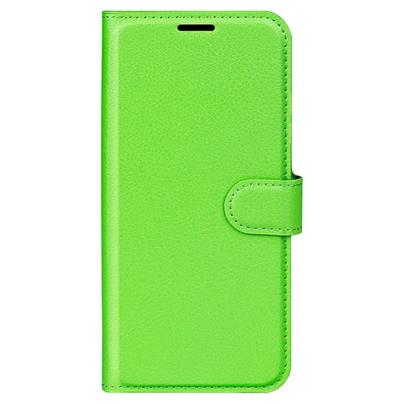 Capa Folio Para Honor Magic 4 Lite 5G Estilo Clássico De Couro