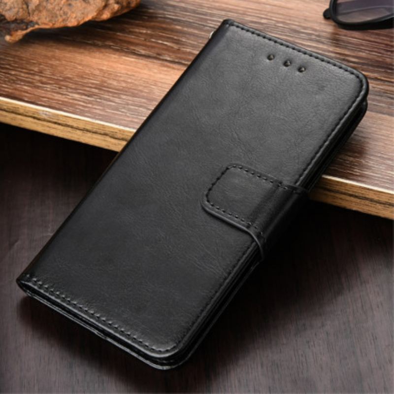 Capa De Couro Para Xiaomi Mi 11i 5G Efeito Couro Colorido