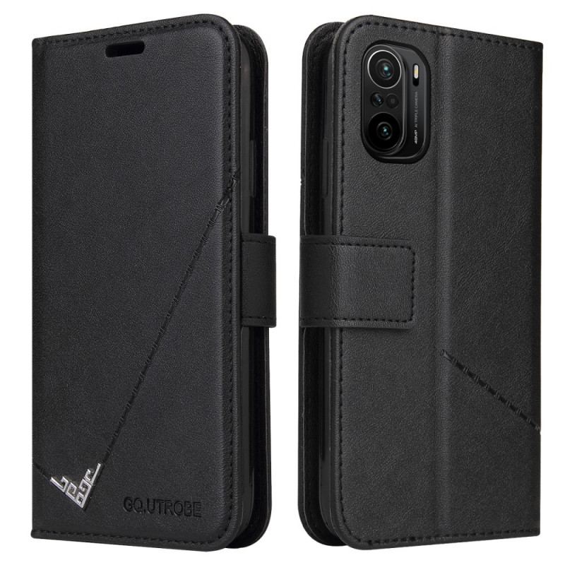 Capa Flip Para Xiaomi Mi 11i 5G Couro Sintético Gq.utrobe