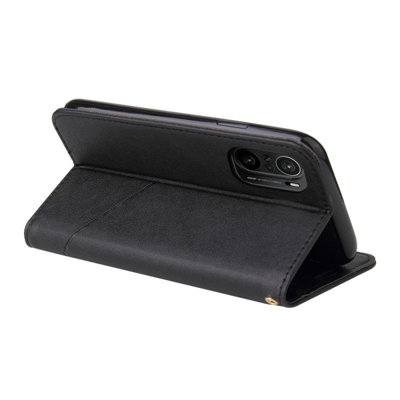 Capa Flip Para Xiaomi Mi 11i 5G Couro Sintético Gq.utrobe