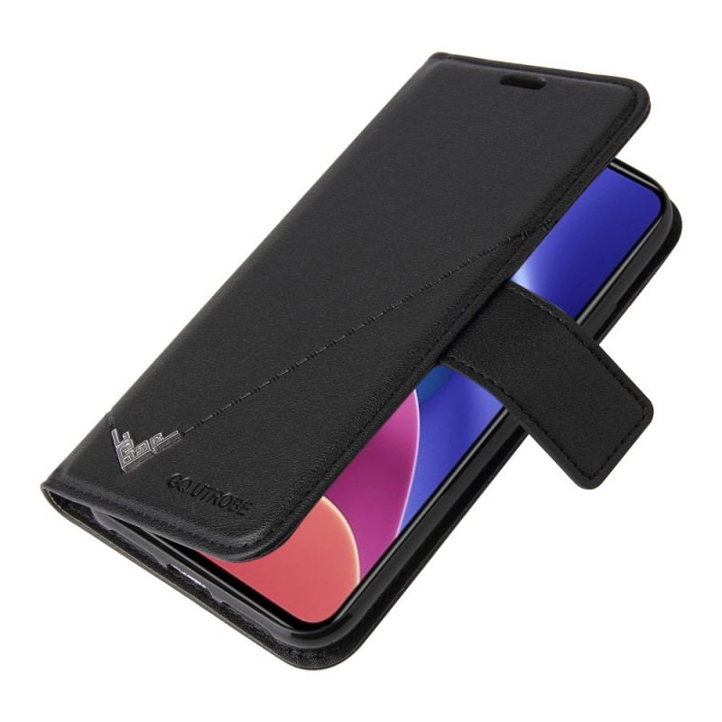 Capa Flip Para Xiaomi Mi 11i 5G Couro Sintético Gq.utrobe
