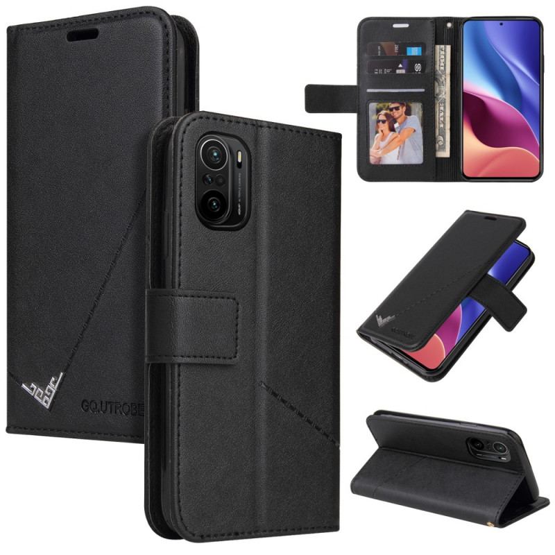 Capa Flip Para Xiaomi Mi 11i 5G Couro Sintético Gq.utrobe