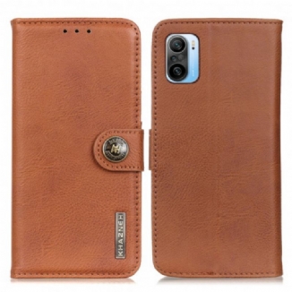 Capa Flip Para Xiaomi Mi 11i 5G Couro Sintético Retrô Khazneh