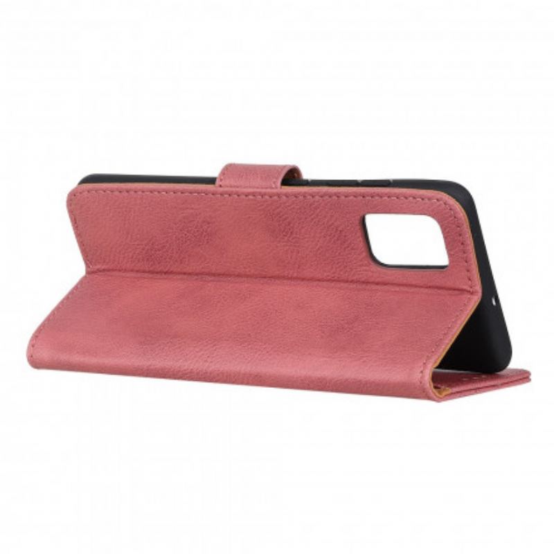 Capa Flip Para Xiaomi Mi 11i 5G Couro Sintético Retrô Khazneh