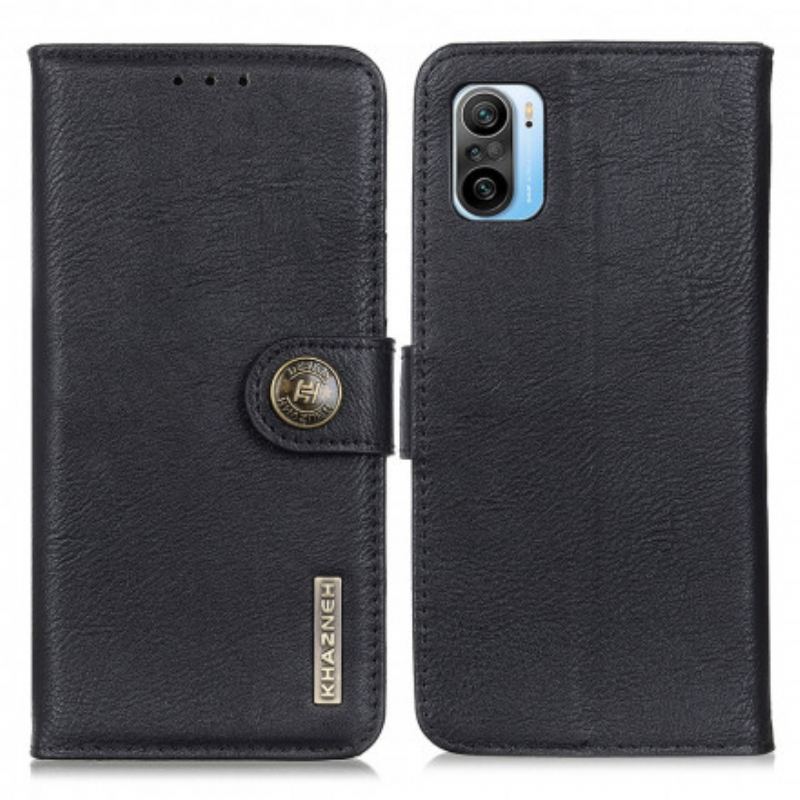 Capa Flip Para Xiaomi Mi 11i 5G Couro Sintético Retrô Khazneh