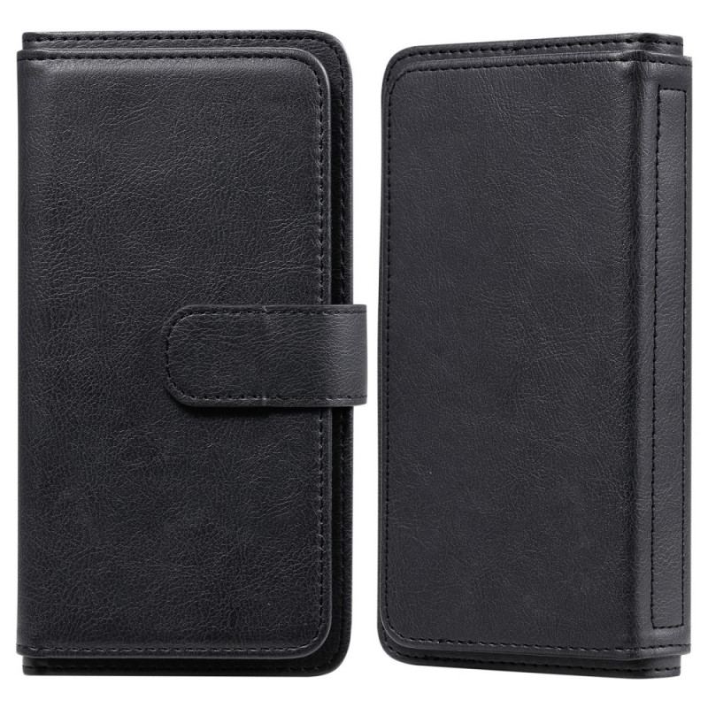 Capa Flip Para Xiaomi Mi 11i 5G Titular De Cartão Multifuncional Para 10